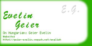 evelin geier business card